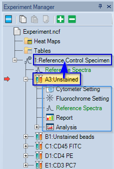 Apply settings to Reference Control Specimen ...